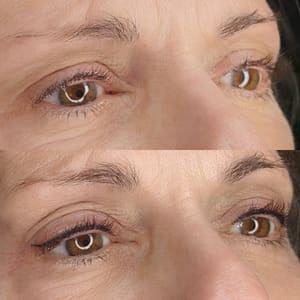 Eyeliner Tattoo result by PrettyInk Loft Permanent Cosmetics in Draper, UT