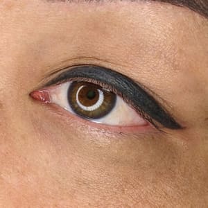 Eyeliner Tattoo result by PrettyInk Loft Permanent Cosmetics in Draper, UT