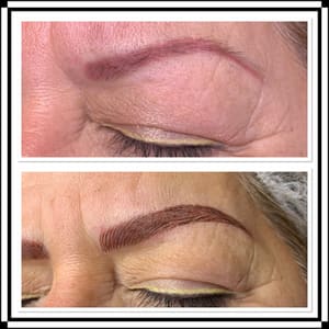Eyeliner Tattoo result by Prickly Peach Wax Bar & Spa in Schertz, TX
