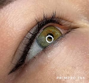 Eyeliner Tattoo result by Primped 365, Permanent Makeup and Wigs in Christiansburg, VA