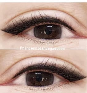 Eyeliner Tattoo result by Princess Leah las Vegas in Las Vegas, NV