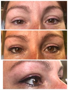 Eyeliner Tattoo result by Private Eyes Permanent Cosmetics in Spruce Pine, NC