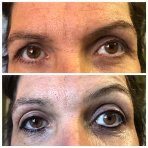 Eyeliner Tattoo result by Private Eyes Permanent Cosmetics in Spruce Pine, NC