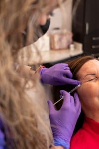 Eyeliner Tattoo result by Purple Pearl Skin and Beauty in New Albany, IN