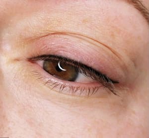 Eyeliner Tattoo result by Q Beauty Lounge Pleasanton in Pleasanton, CA