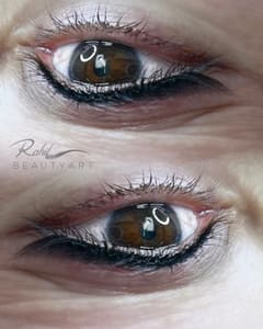 Eyeliner Tattoo result by Rahil Beautyart in Laguna Niguel, CA
