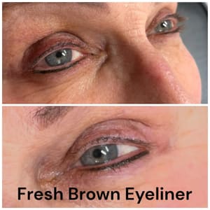 Eyeliner Tattoo result by Raise Permanent Cosmetics in Cottleville, MO
