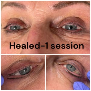 Eyeliner Tattoo result by Raise Permanent Cosmetics in Cottleville, MO