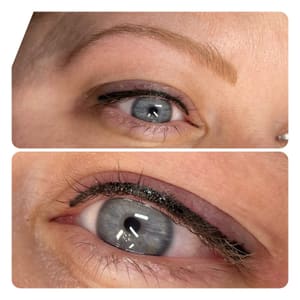 Eyeliner Tattoo result by Raise Permanent Cosmetics in Cottleville, MO