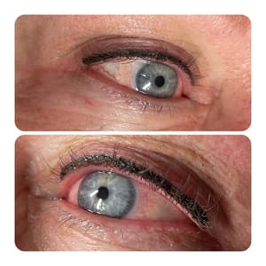 Eyeliner Tattoo result by Raise Permanent Cosmetics in Cottleville, MO