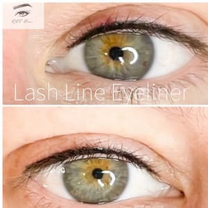 Eyeliner Tattoo result by RBF Brows & Toxic Tattoo Studio in Plymouth, MN