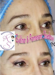 Eyeliner Tattoo result by Rebecca Sotelo Permanent Makeup in Redondo Beach, CA