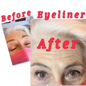 Eyeliner Tattoo result by Redefined by Melissa...BROWS ON DEMAND...Permanent Cosmetics in Coatesville, PA