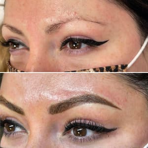 Eyeliner Tattoo result by Redlands Blade & Lash in Redlands, CA