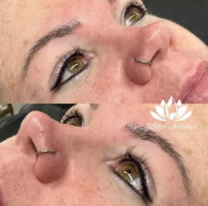 Eyeliner Tattoo result by Refined Aesthetics in New Bern, NC