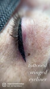 Eyeliner Tattoo result by Reverencia Cosmetic Tattoo in Glen Allen, VA