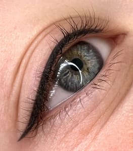 Eyeliner Tattoo result by RH Beauty Permanent Makeup in Matthews, NC