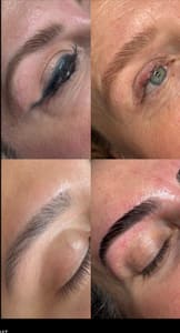 Eyeliner Tattoo result by Rock N Brows + Makeup in West Hollywood, CA