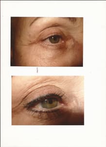 Eyeliner Tattoo result by Rosie Wells Permanent Cosmetics and Microblading at Illume Cosmetic Surgery and MedSpa in Glendale, WI