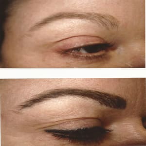 Eyeliner Tattoo result by Rosie Wells Permanent Cosmetics and Microblading at Illume Cosmetic Surgery and MedSpa in Glendale, WI