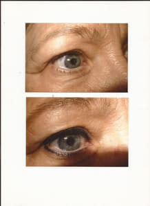 Eyeliner Tattoo result by Rosie Wells Permanent Cosmetics and Microblading at Illume Cosmetic Surgery and MedSpa in Glendale, WI