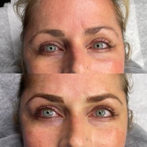 Eyeliner Tattoo result by Royally Inked Beauty Bar in Kingsville, MD