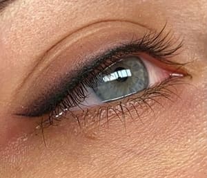 Eyeliner Tattoo result by Rusbina Beauty Salon & Spa in Wellington, FL