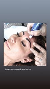 Eyeliner Tattoo result by Sabrina Nameri Aesthetica LLC in Delray Beach, FL