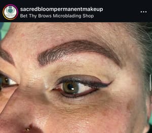Eyeliner Tattoo result by Sacred Bloom Permanent Makeup By Bet Thy Brows in Cicero, IN