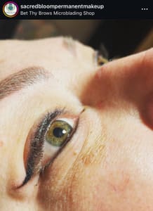 Eyeliner Tattoo result by Sacred Bloom Permanent Makeup By Bet Thy Brows in Cicero, IN