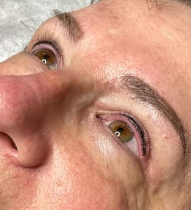 Eyeliner Tattoo result by Sacred Face Salon in Bastrop, TX