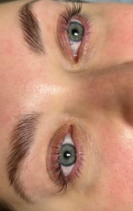 Eyeliner Tattoo result by Salt Beauty and Relaxation Lounge in Winston Salem, NC