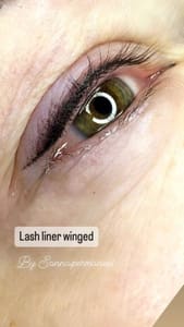 Eyeliner Tattoo result by Sanna Permanent MakeUp in Santa Ana, CA