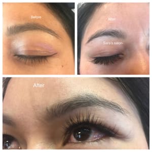 Eyeliner Tattoo result by Sara's Salon - Eyebrow Threading & Microblading in Shrub Oak, NY