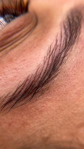 Eyeliner Tattoo result by Sarah Mahn Beauty - Permanent Makeup - Nanobrows in Traverse City, MI
