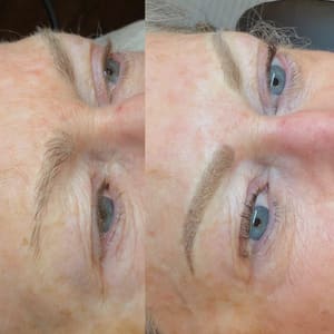Eyeliner Tattoo result by Sarah Mahn Beauty - Permanent Makeup - Nanobrows in Traverse City, MI