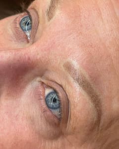 Eyeliner Tattoo result by Sarah Mahn Beauty - Permanent Makeup - Nanobrows in Traverse City, MI