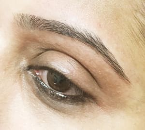 Eyeliner Tattoo result by Sarita's Threading in Brookfield, WI