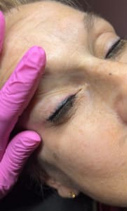 Eyeliner Tattoo result by Scattered Beauty Co in St Joseph, MO