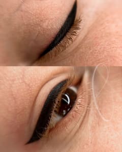 Eyeliner Tattoo result by Sculpted Studios Miami in Miami, FL