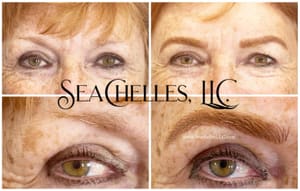 Eyeliner Tattoo result by SeaChelles, LLC. Spa & Training Center in Sarasota, FL