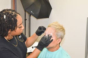 Eyeliner Tattoo result by Secret Reveal Studio, LLC in Decatur, AL