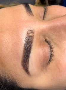 Eyeliner Tattoo result by Sella’s Studio in Ridgewood, NY