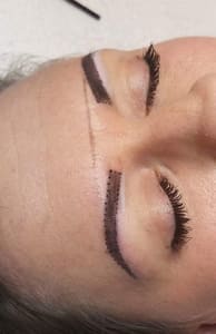 Eyeliner Tattoo result by Sexy Lash and Brow Studio in Montgomery, TX