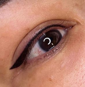Eyeliner Tattoo result by Shaded Studios Permanent Makeup in Huntsville, AL