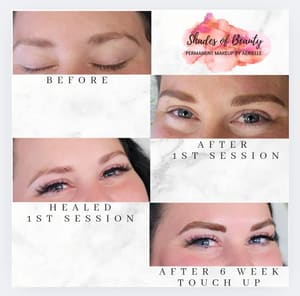 Eyeliner Tattoo result by Shades of beauty PMU by Aerielle in Joplin, MO