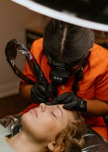 Eyeliner Tattoo result by Shape and Shade Studio in Baytown, TX
