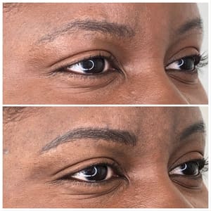 Eyeliner Tattoo result by shara tattoo studio in Peekskill, NY