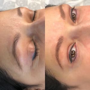 Eyeliner Tattoo result by shara tattoo studio in Peekskill, NY