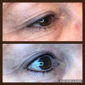 Eyeliner Tattoo result by Sharpe Brows in Quincy, IL